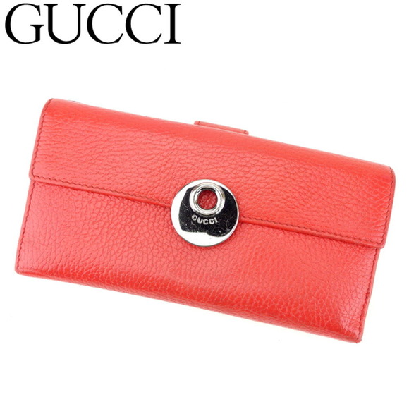 Gucci long Wallet red leather accessory - Picture 1 of 6